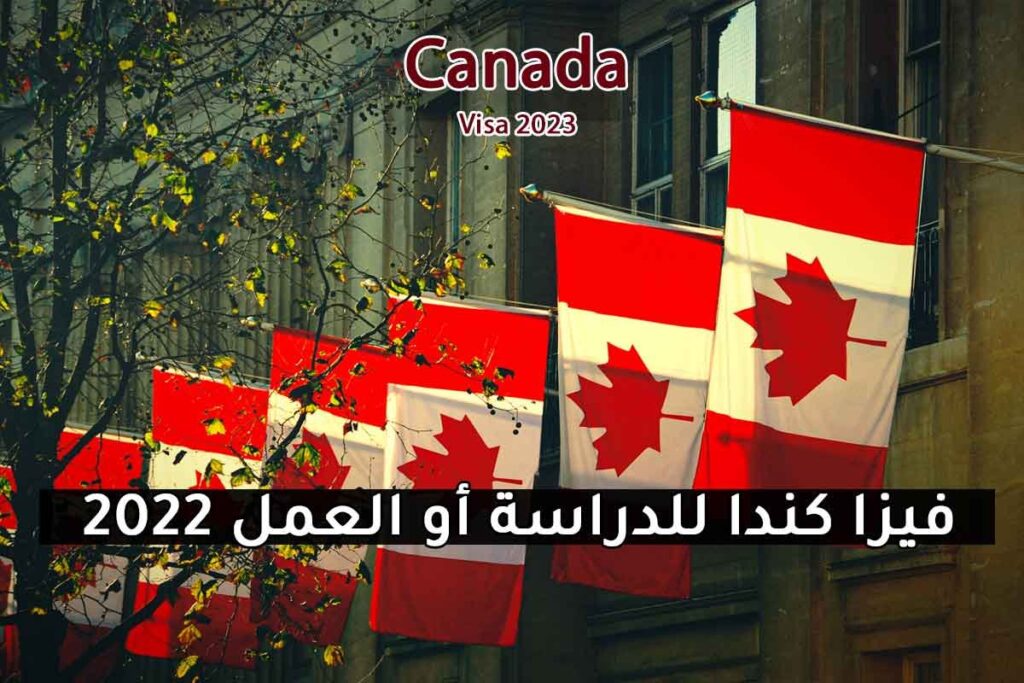 فيزا كندا للدراسة والعمل 2022
