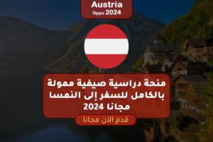 منحة دراسية صيفية ممولة بالكامل للسفر إلى النمسا مجانًا 2024