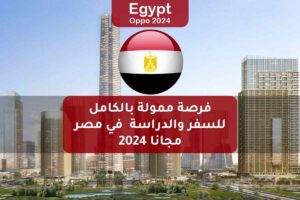 فرصة ممولة بالكامل للسفر والدراسة في مصر مجانا 2024