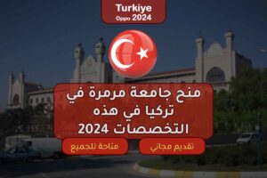 منح جامعة مرمرة في تركيا في هذه التخصصات 2024