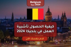 كيفية الحصول تأشيرة العمل في بلجيكا 2024