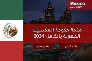 منحة حكومة المكسيك الممولة بالكامل 2024