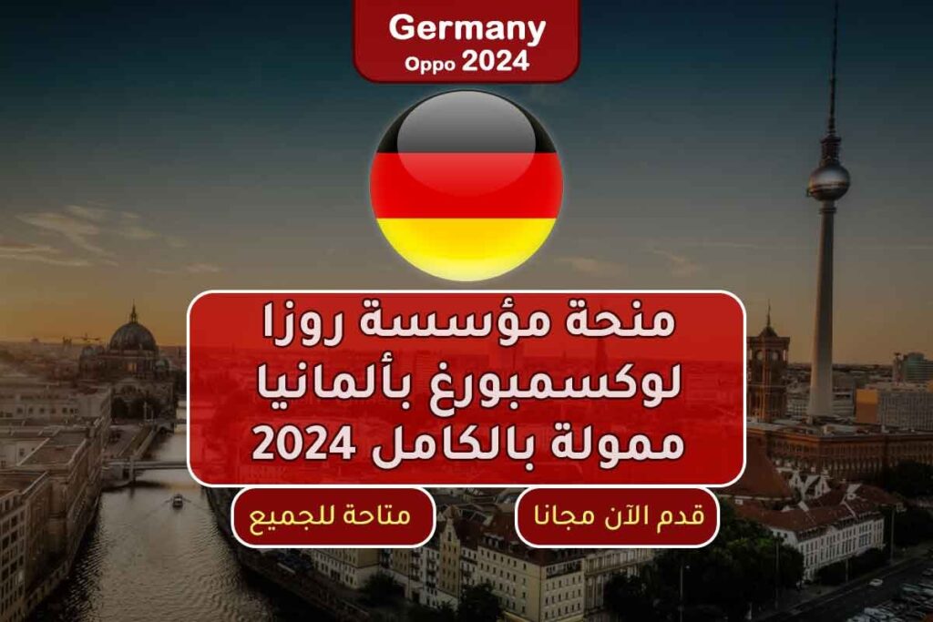 منحة مؤسسة روزا لوكسمبورغ بألمانيا ممولة بالكامل 2024