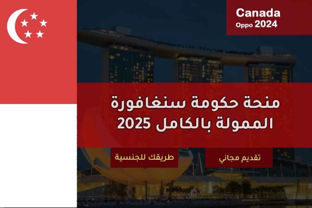 منحة حكومة سنغافورة الممولة بالكامل 2025