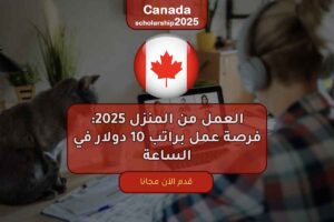 العمل من المنزل 2025: فرصة عمل براتب 10 دولار في الساعة